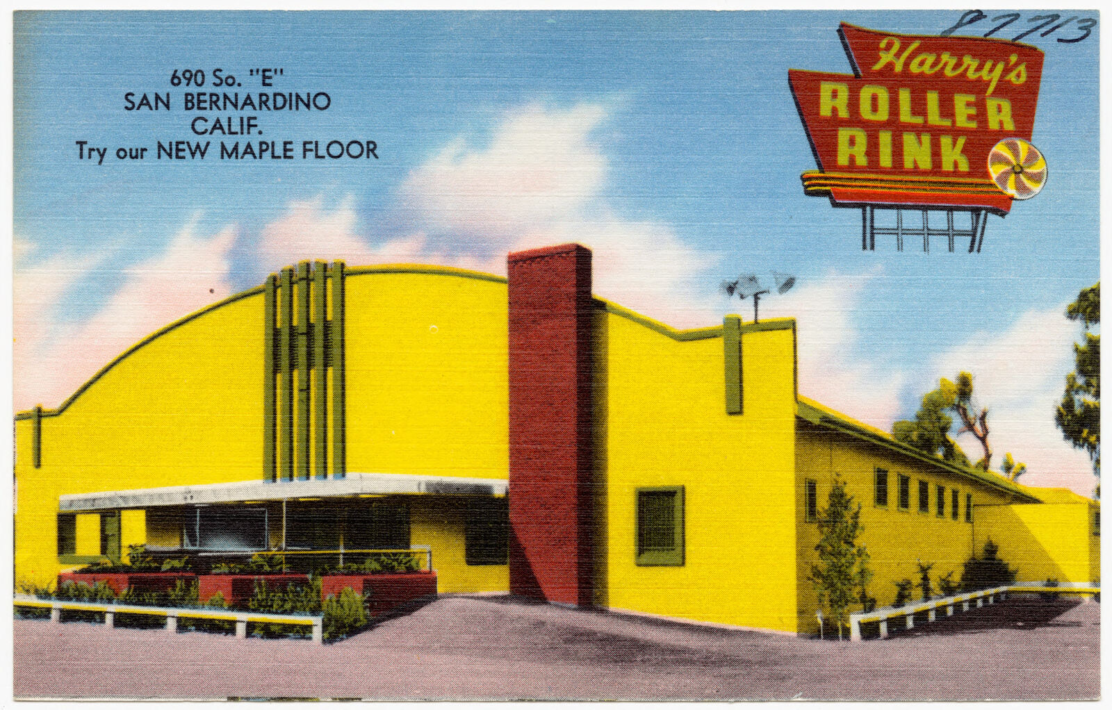 Harry's Roller Rink, 690 So. "E" San Bernardino, Calif., Boston Public Library - undated
