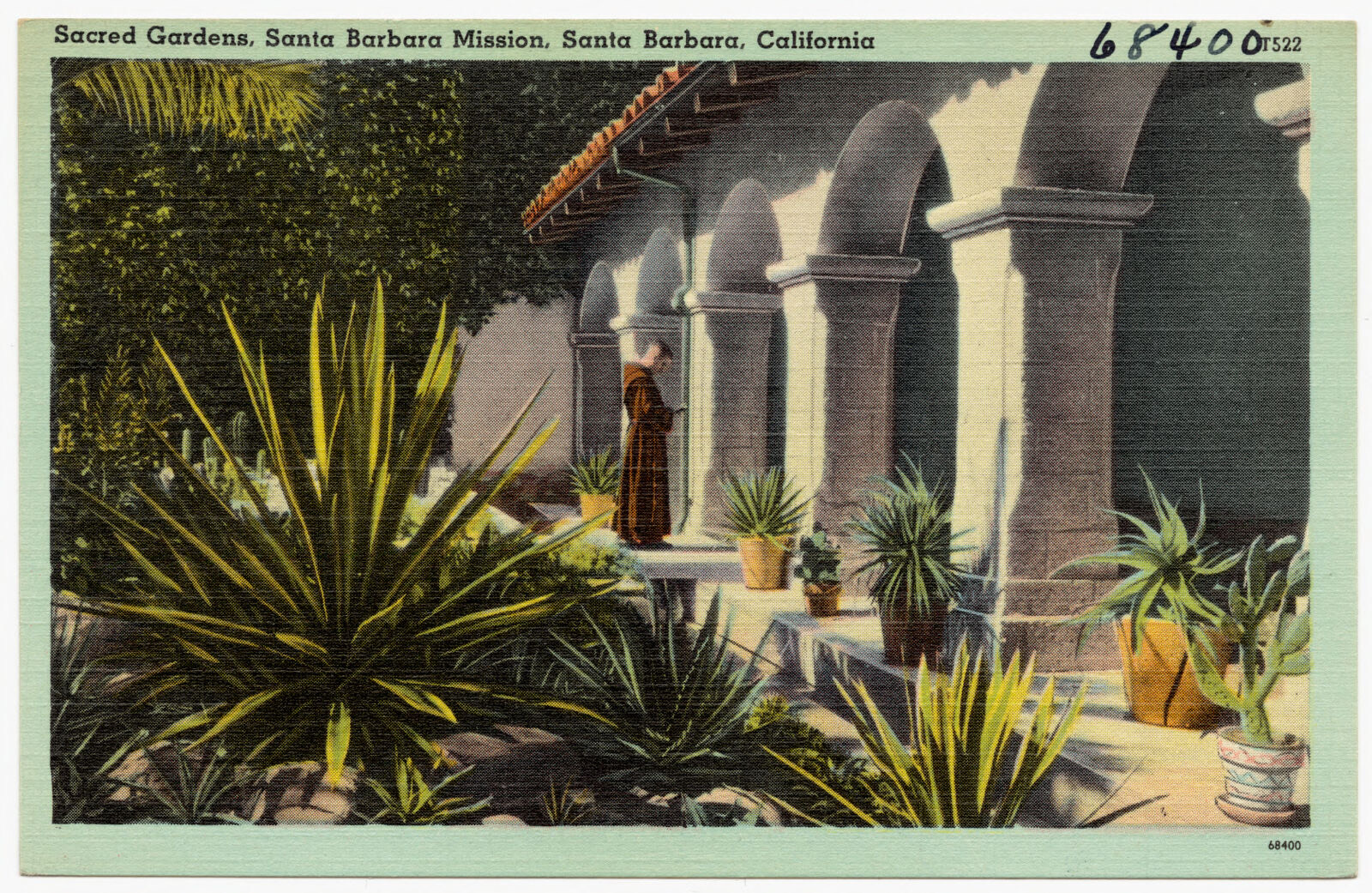Sacred Gardens, Santa Barbara Mission, Santa Barbara, California, Boston Public Library - undated