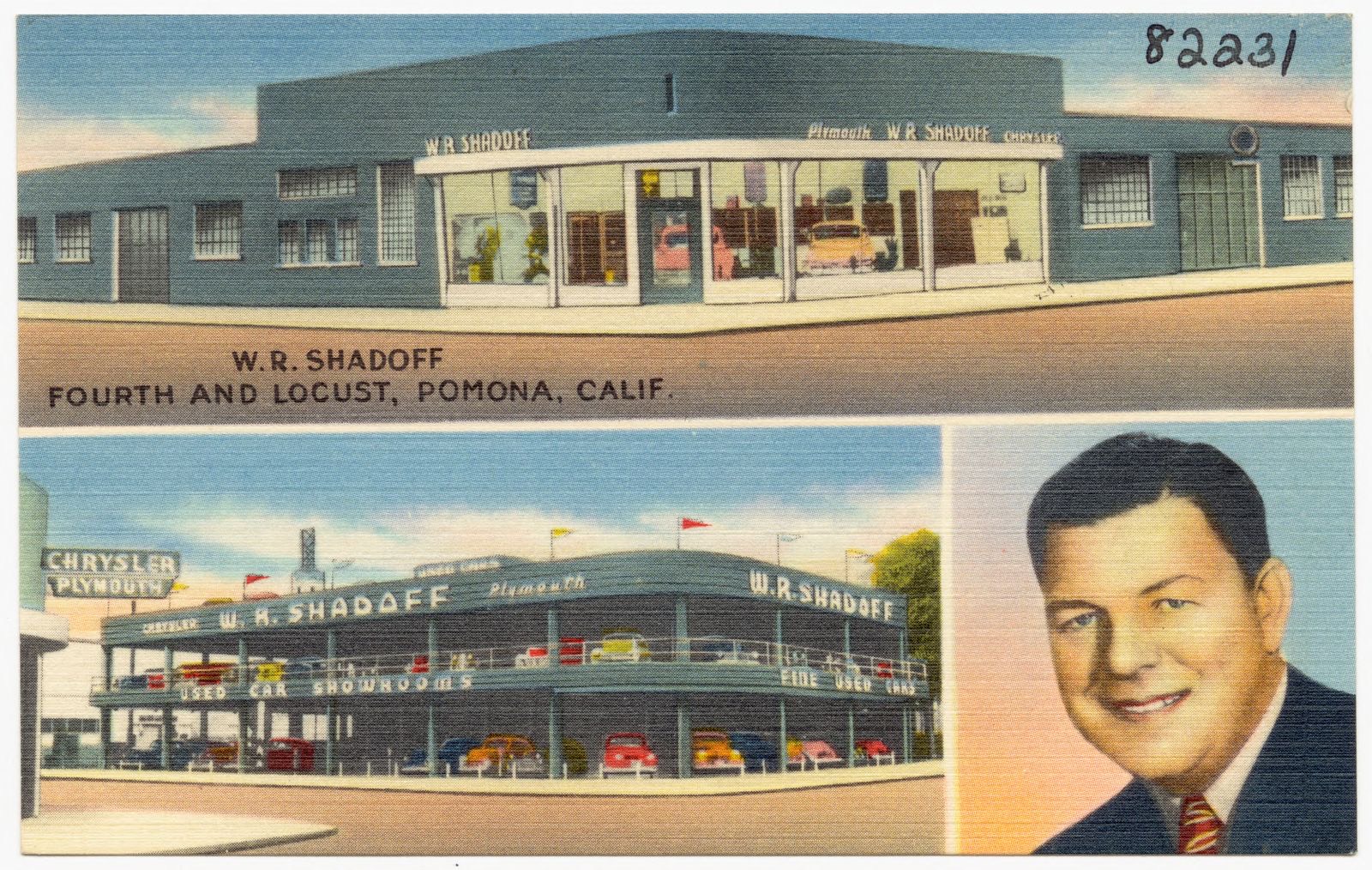 W.R. Shadoff, Fourth and Locust, Pomona, Calif., Boston Public Library - undated