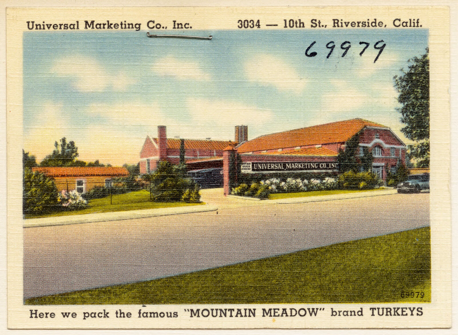 Universal Marketing Co., Inc., 3034 -- 10th St., Riverside, Calif., Boston Public Library - undated