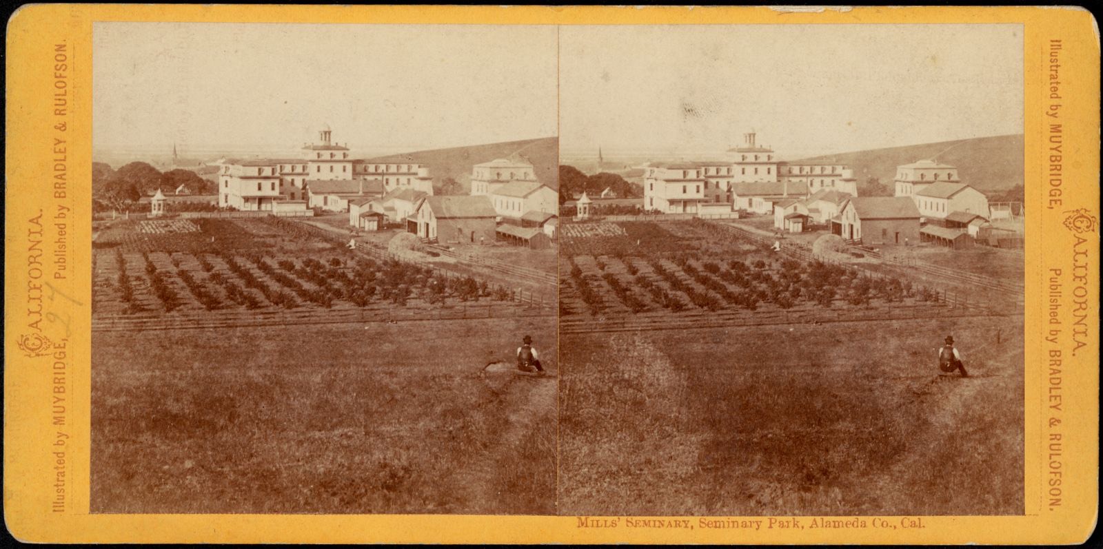 Mills' Seminary, Seminary Park, Alameda Co., Cal., Boston Public Library - undated