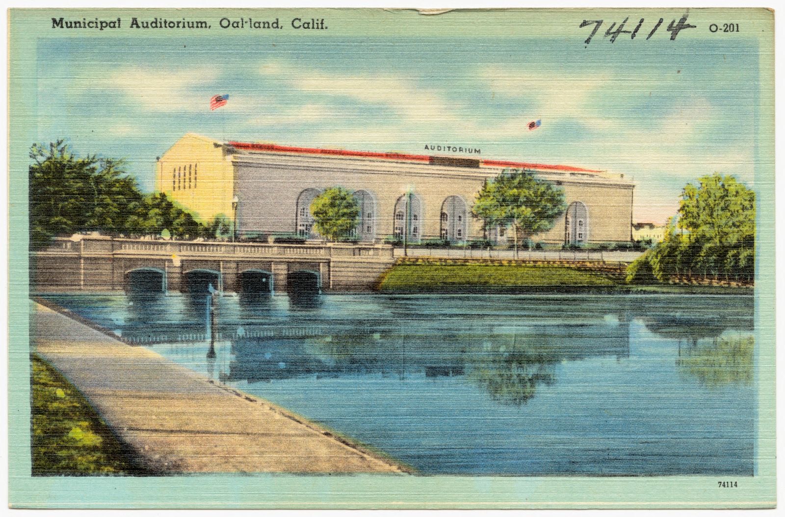 Municipal Auditorium, Oakland, Calif., Boston Public Library - undated