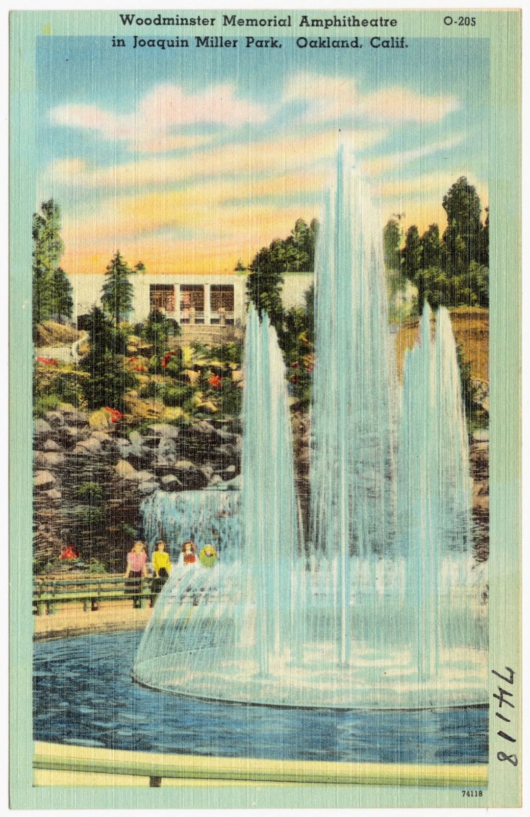 Woodminster Memorial Amphitheatre in Joaquin Miller Park, Oakland, Calif., Boston Public Library - undated