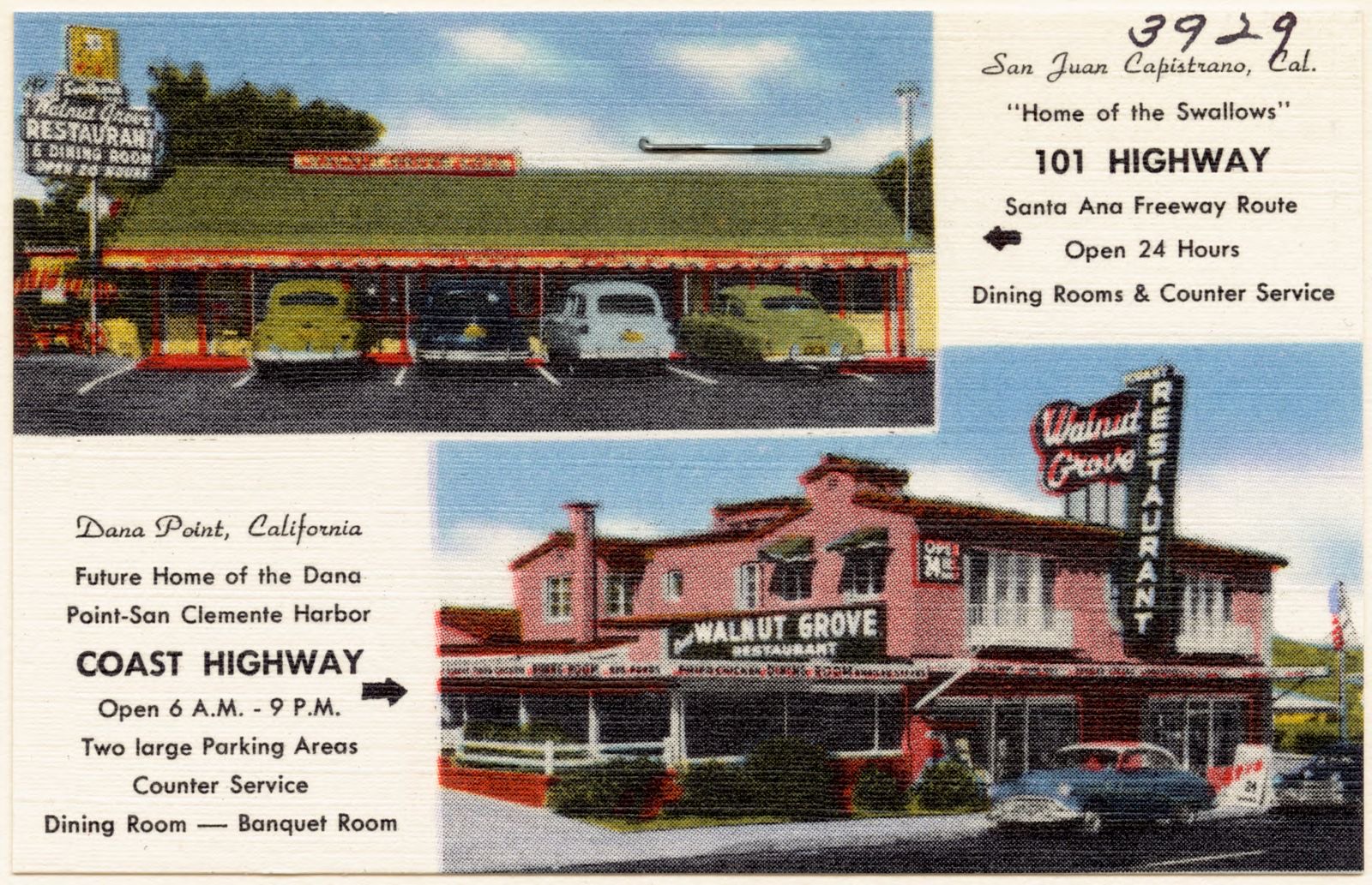 Walnut Grove Restaurants, Boston Public Library - undated
