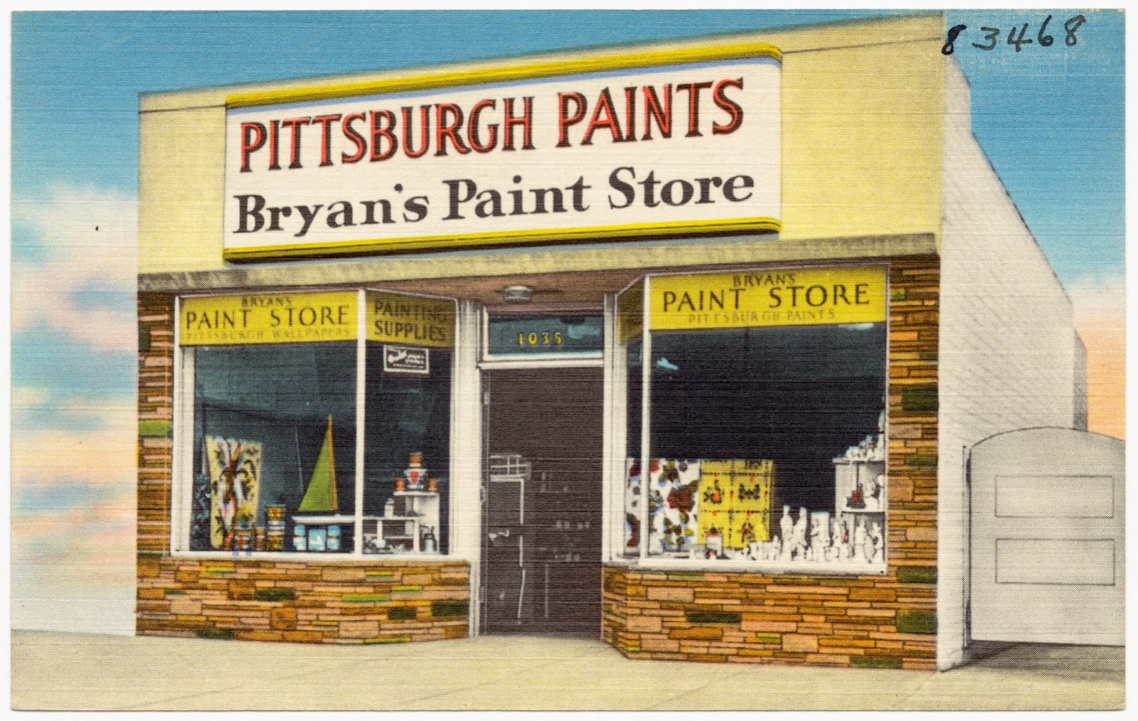Bryan's Paint Store, Boston Public Library - undated