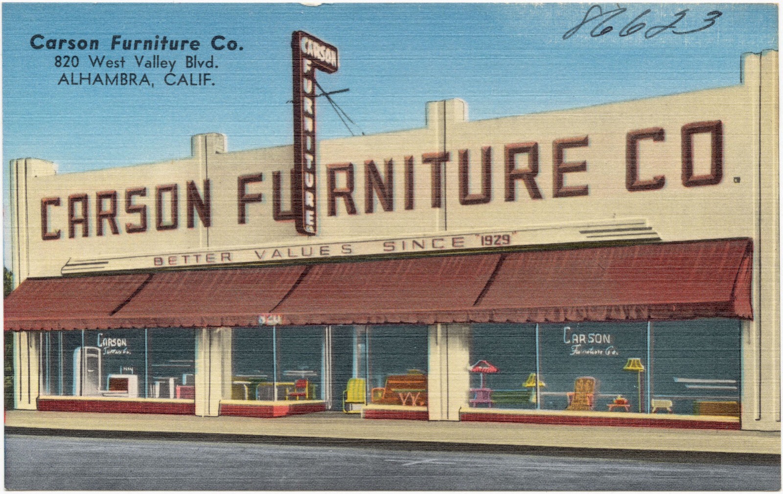 Carson Furniture Co., Boston Public Library - undated