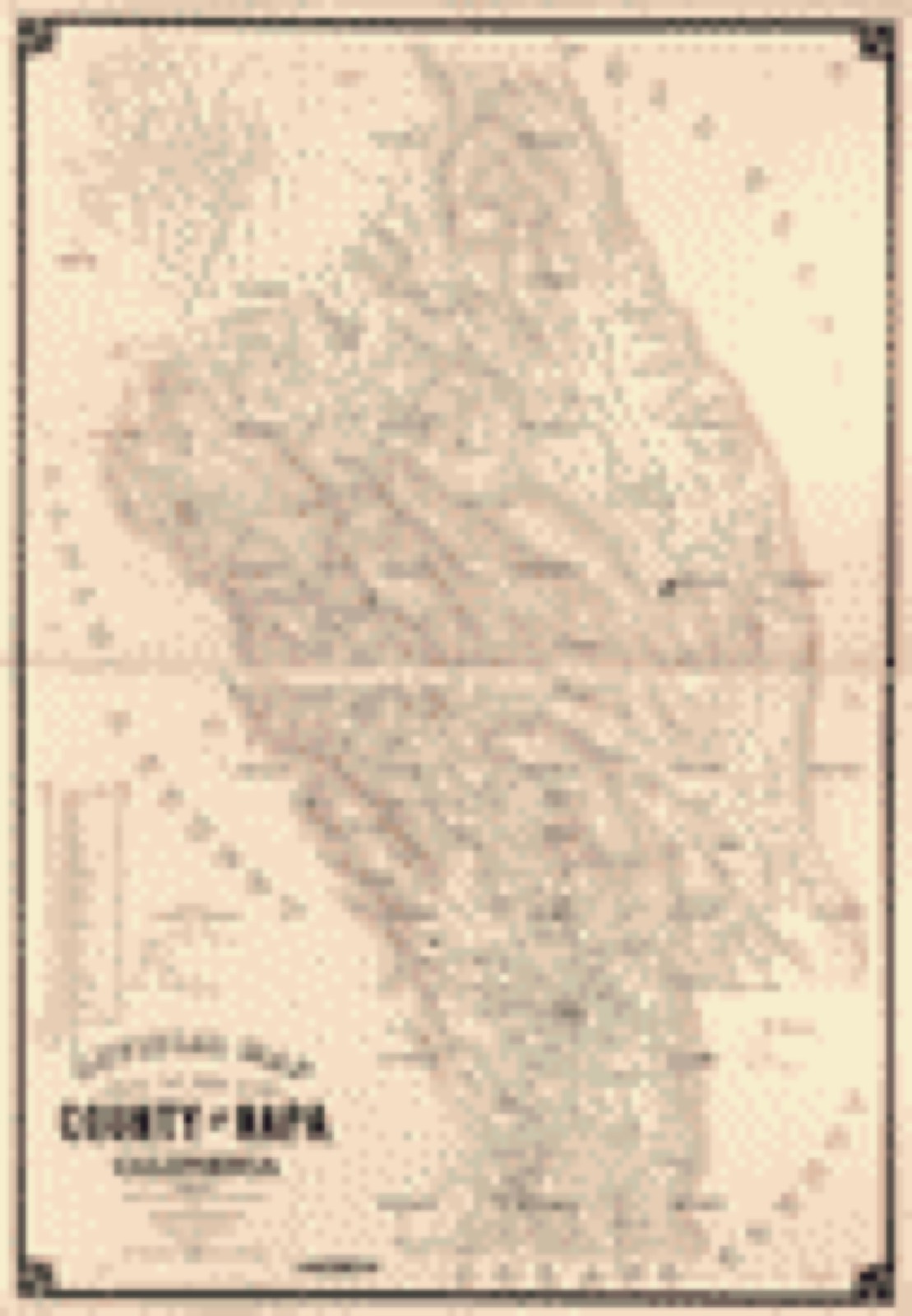 Land ownership map, 1895 - Official map of the County of Napa, California : compiled from the official records and latest surveys
