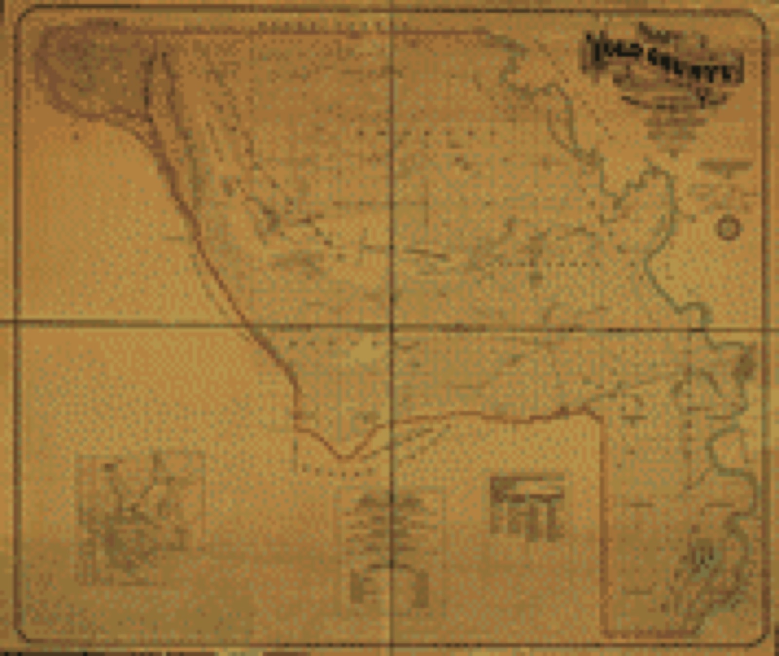 Land ownership map, 1871 - Map of Yolo county, California / compiled from official and recent surveys by J.S. Henning