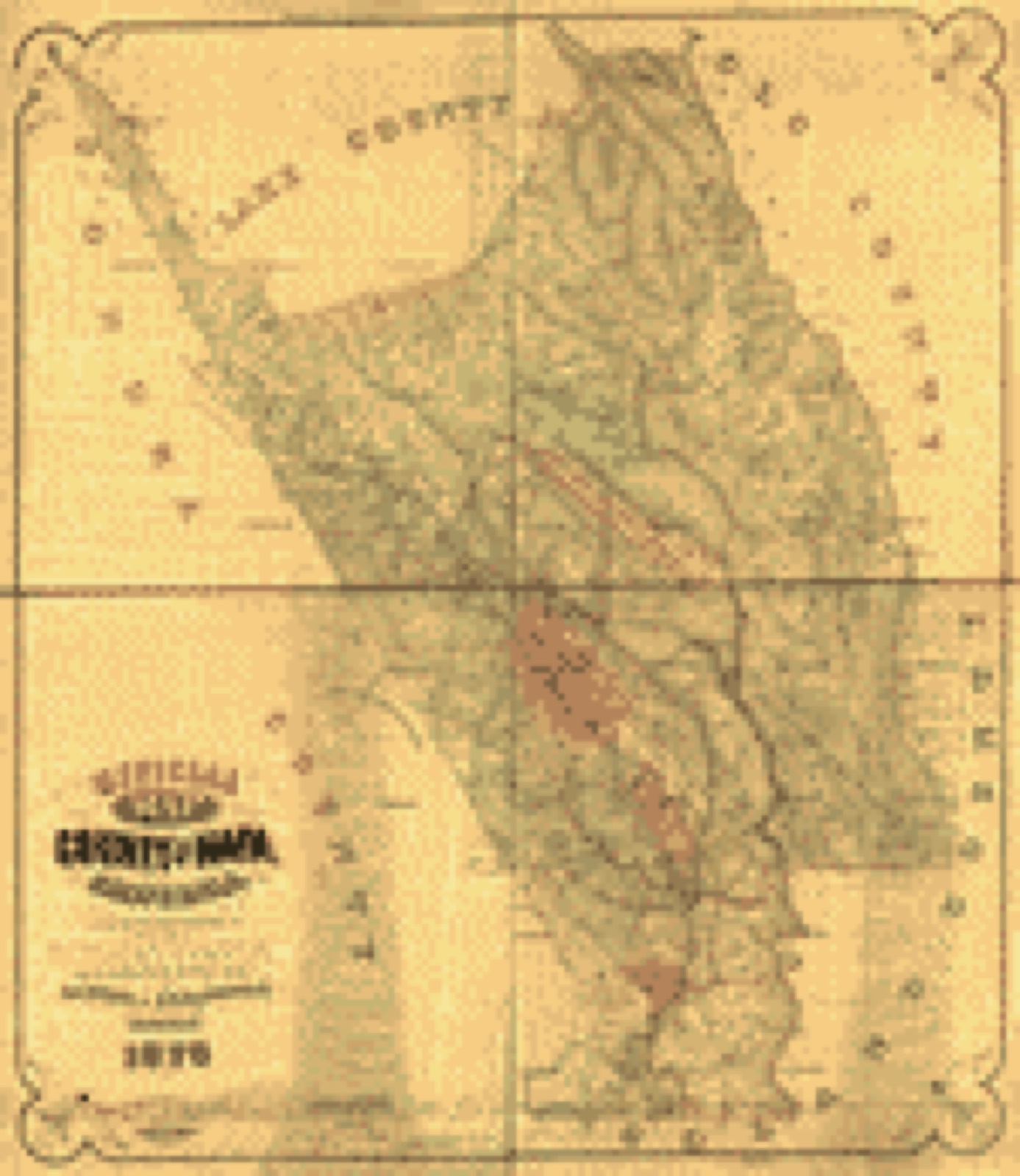 Land ownership map, 1876 - Official map of the County of Napa, California
