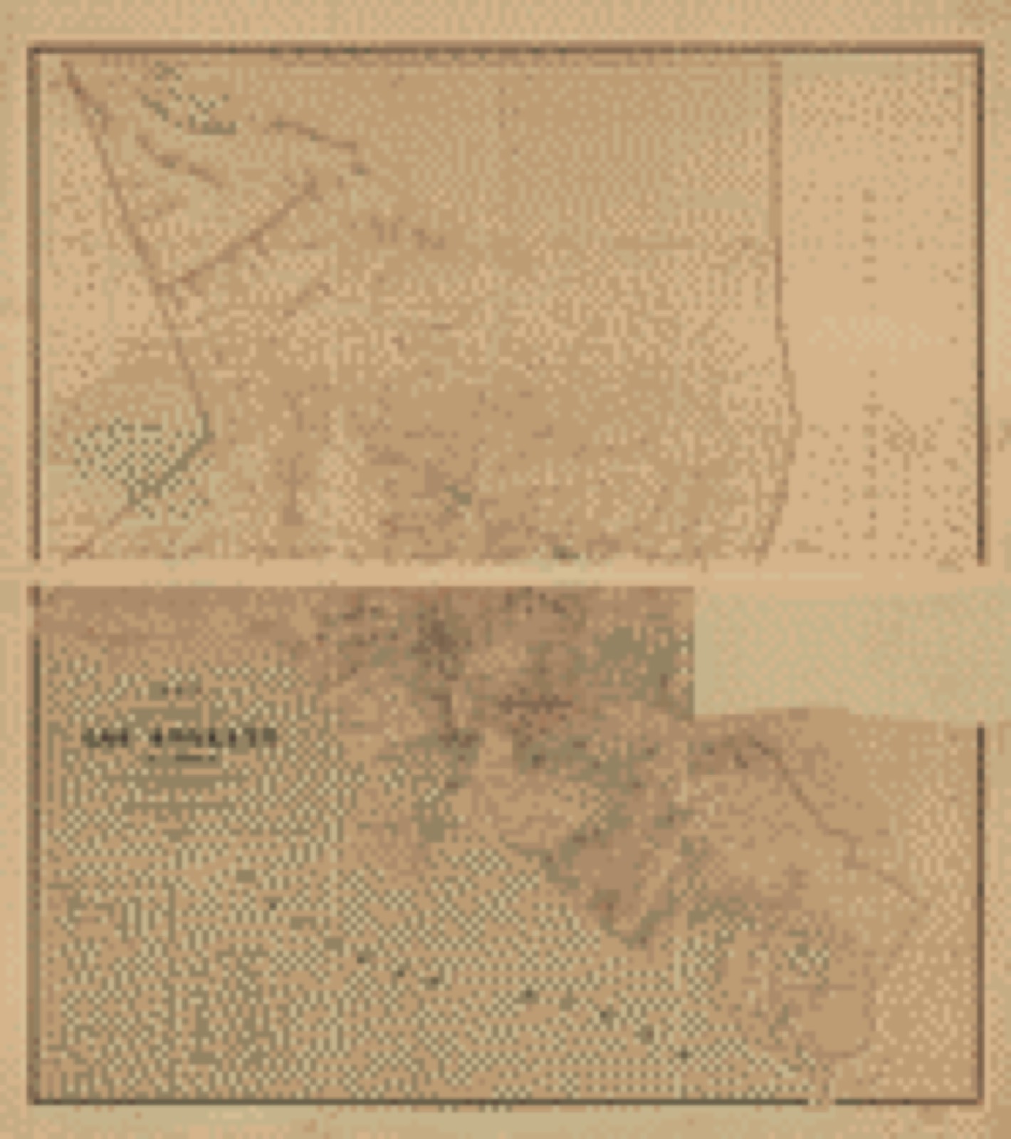 Land ownership map, 1877 - Map of the County of Los Angeles, California : compiled from U.S. land surveys, records of private surveys, and from other reliable sources