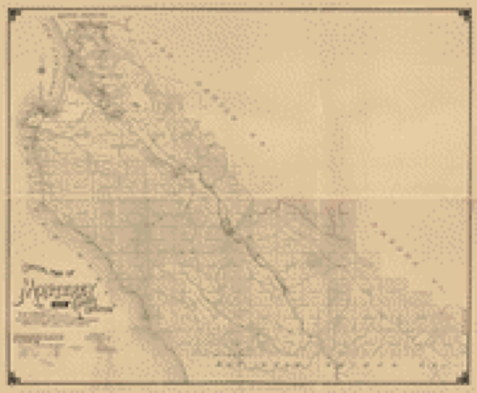 Land ownership map, 1898 - Official map of Monterey County, California, 1898