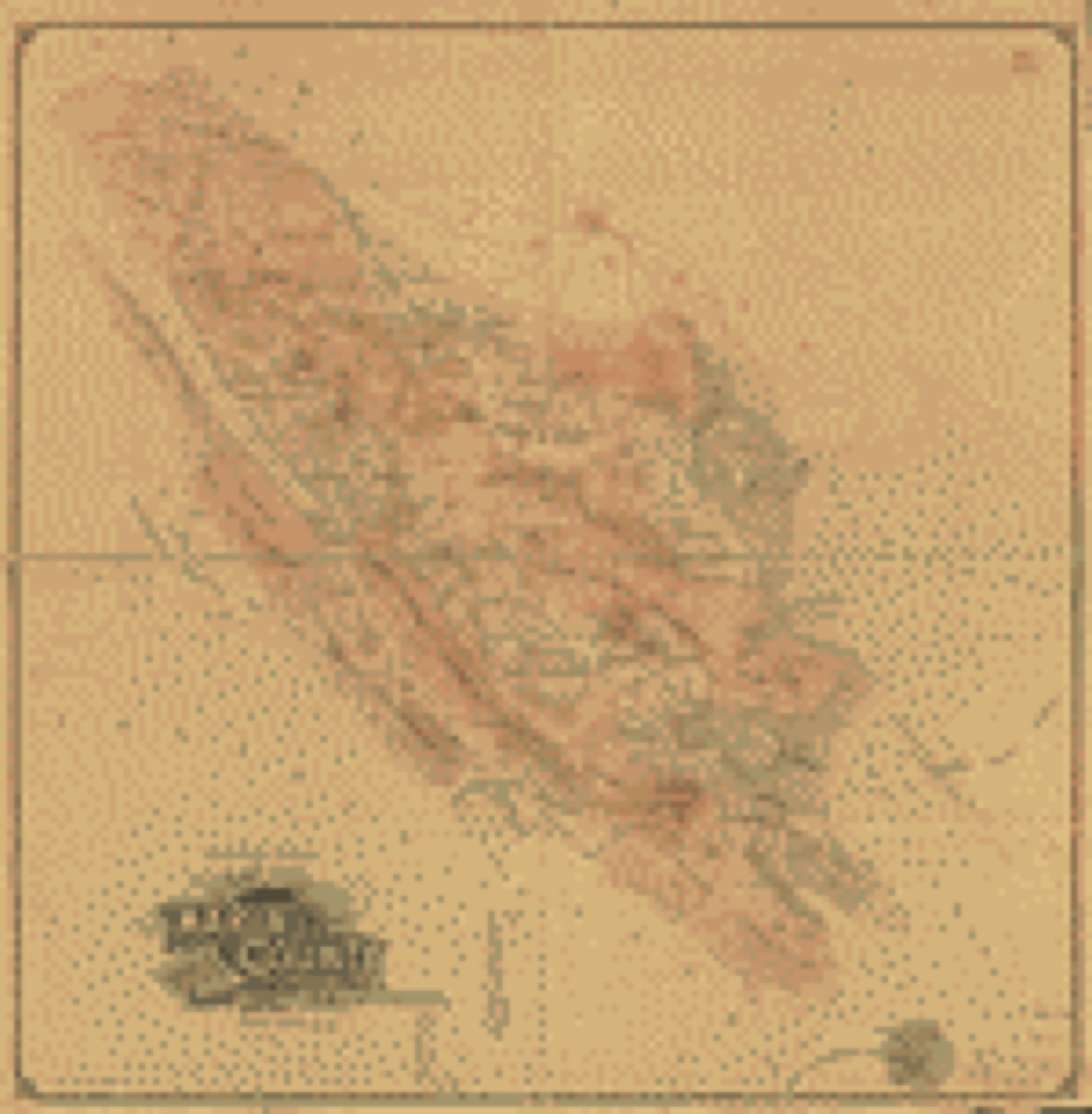 Land ownership map, 1892 - Official map of Marin County, California