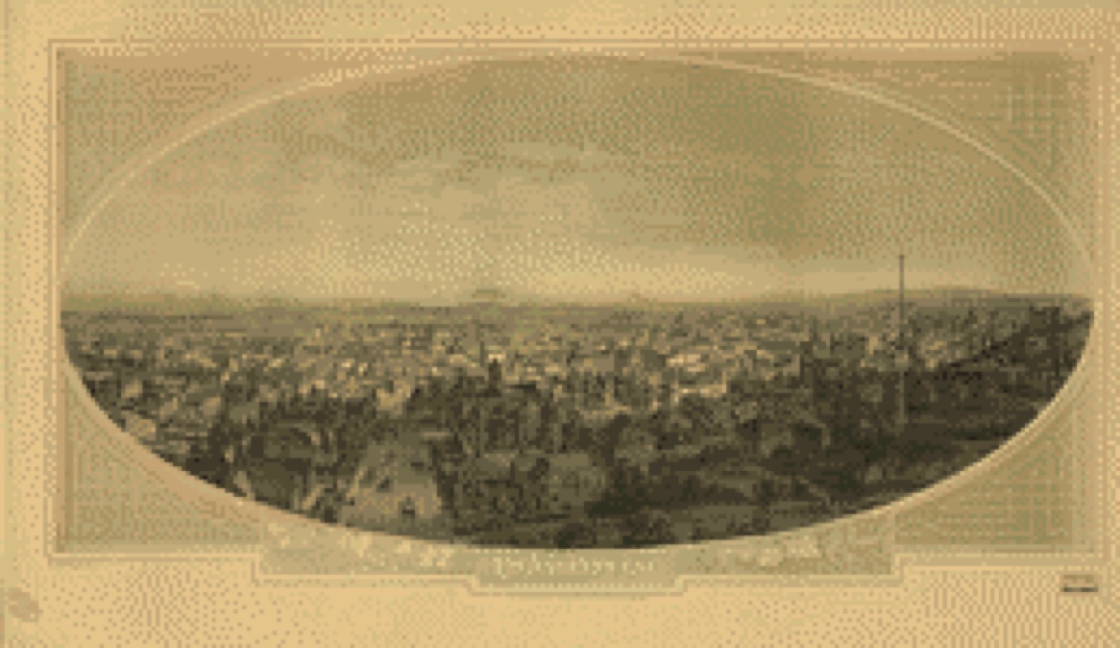 Bird's-eye view, 1888 - Los Angeles, Cal