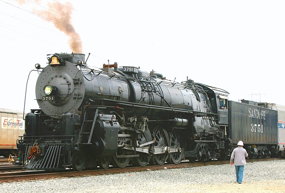 Photograph of Atchison, Topeka and Santa Fe Railway 3751