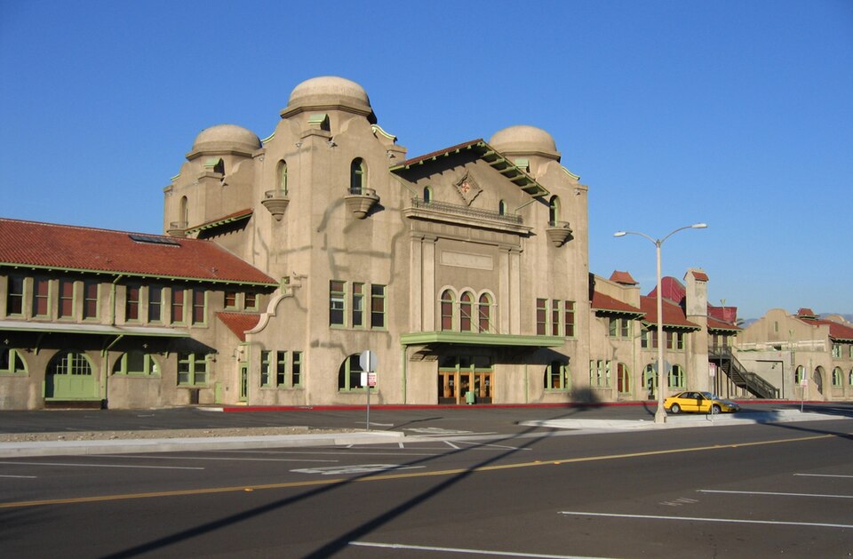Photograph of San Bernardino Santa Fe Depot