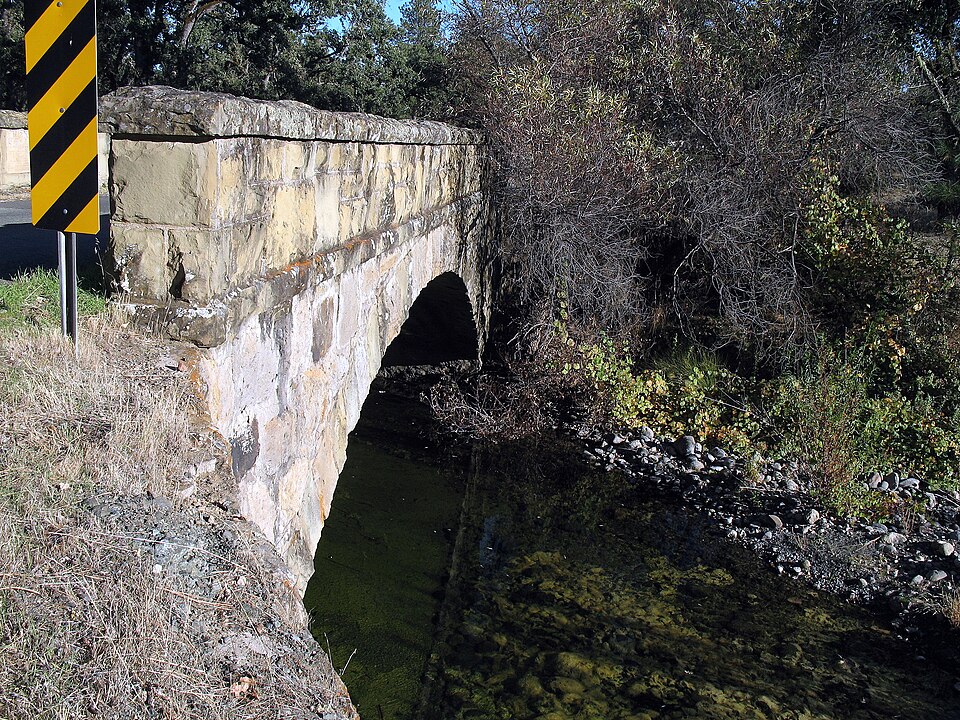 Photograph of Swartz Creek Bridge on Aetna Springs Road