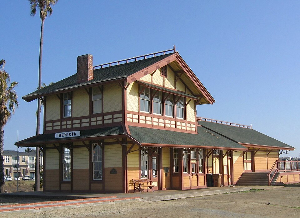 Photograph of Benicia Southern Pacific Railroad Passenger Depot
