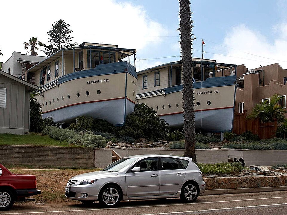 Photograph of Encinitas Boathouses