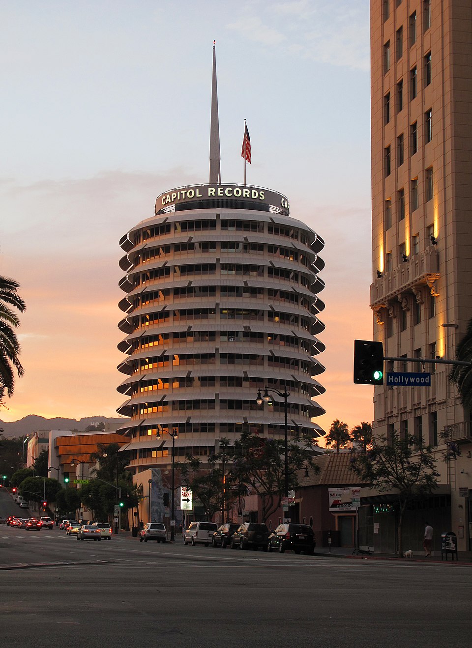 Photograph of Capitol Records Building