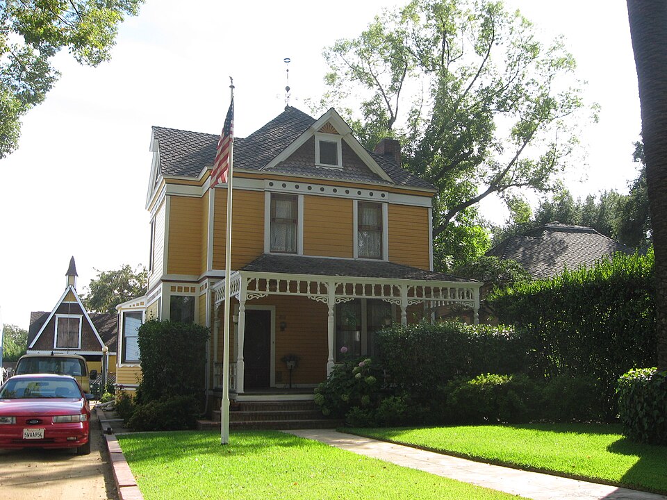 Photograph of Mrs. J.H. Hood House
