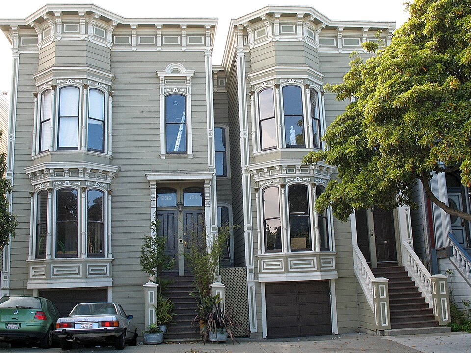 Photograph of House at 1239-1245 Scott Street