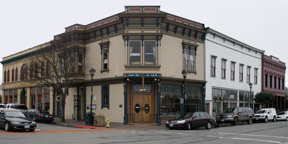 Photograph of First and F Street Building