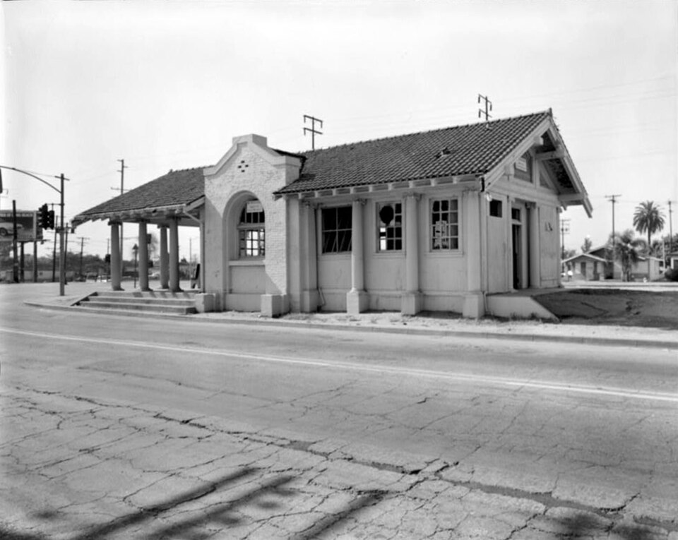 Photograph of Lynwood Pacific Electric Railway Depot
