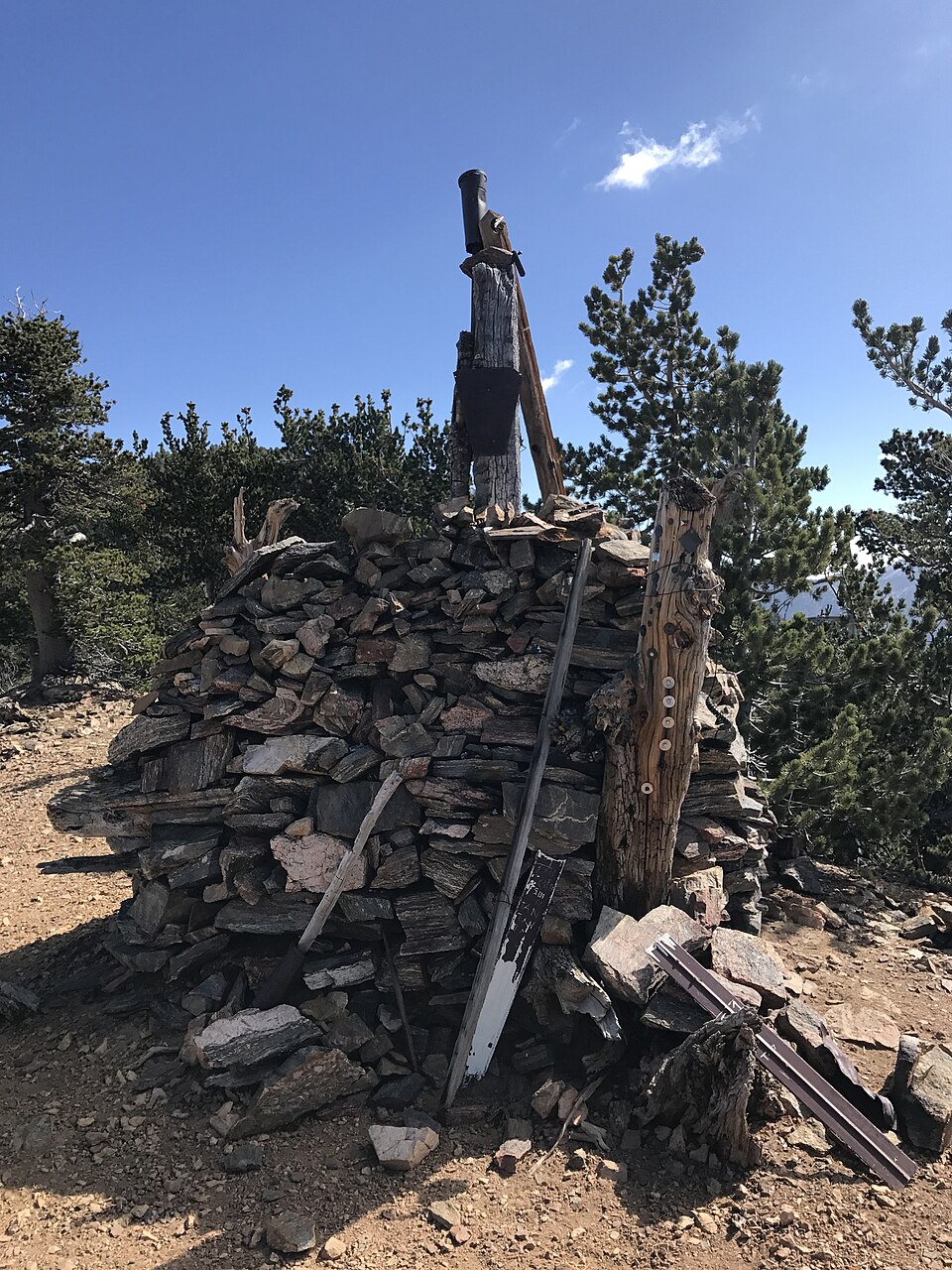 Photograph of Henry Washington Survey Marker