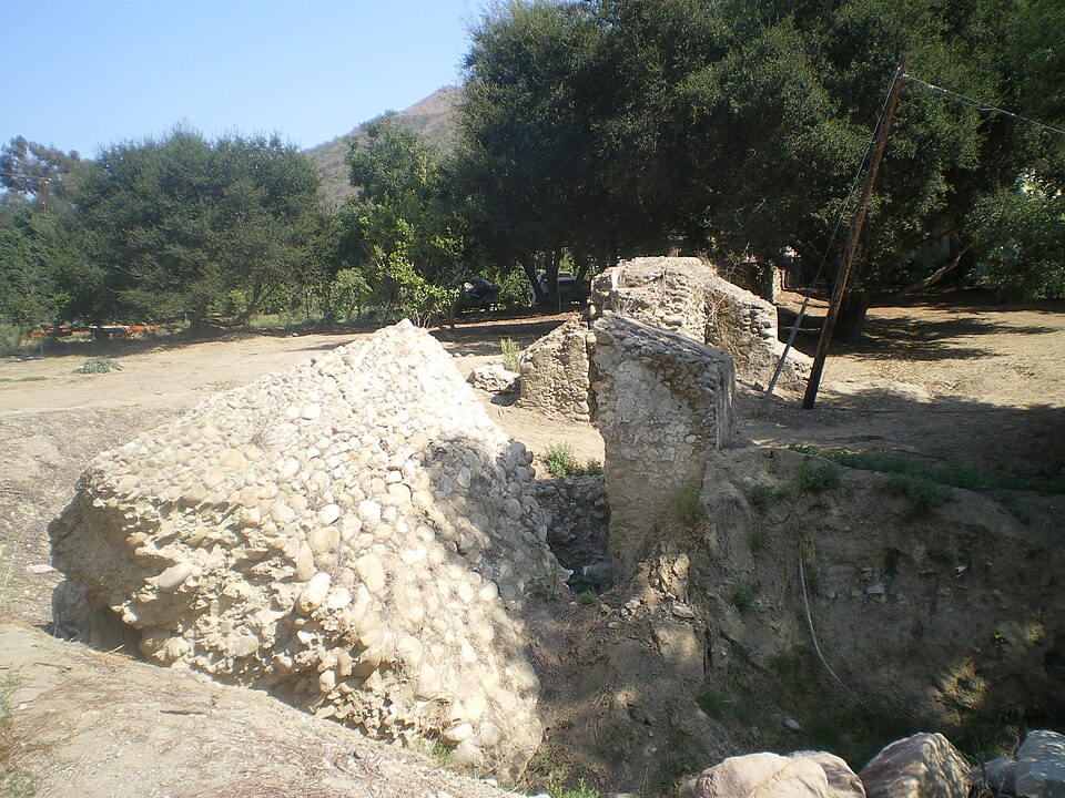 Photograph of San Buenaventura Mission Aqueduct