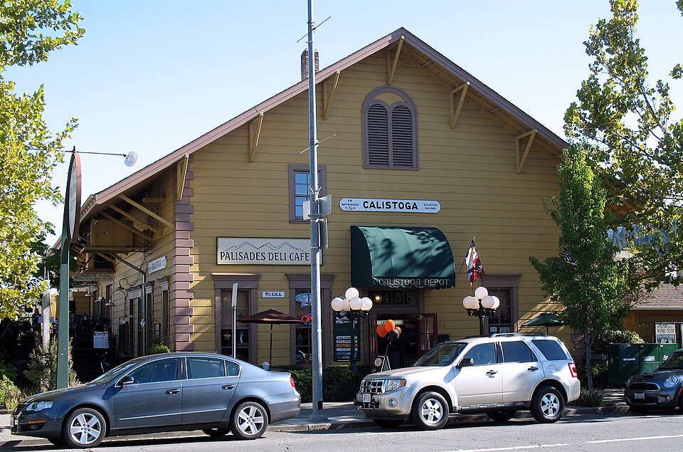 Photograph of Calistoga Depot