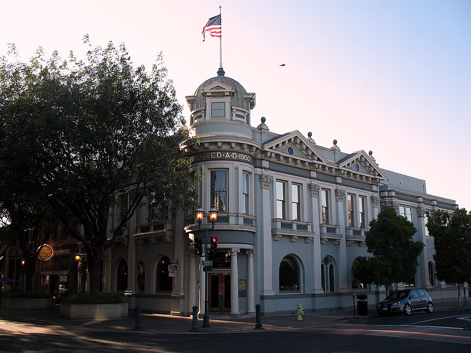 Photograph of Redwood City Historic Commercial Buildings