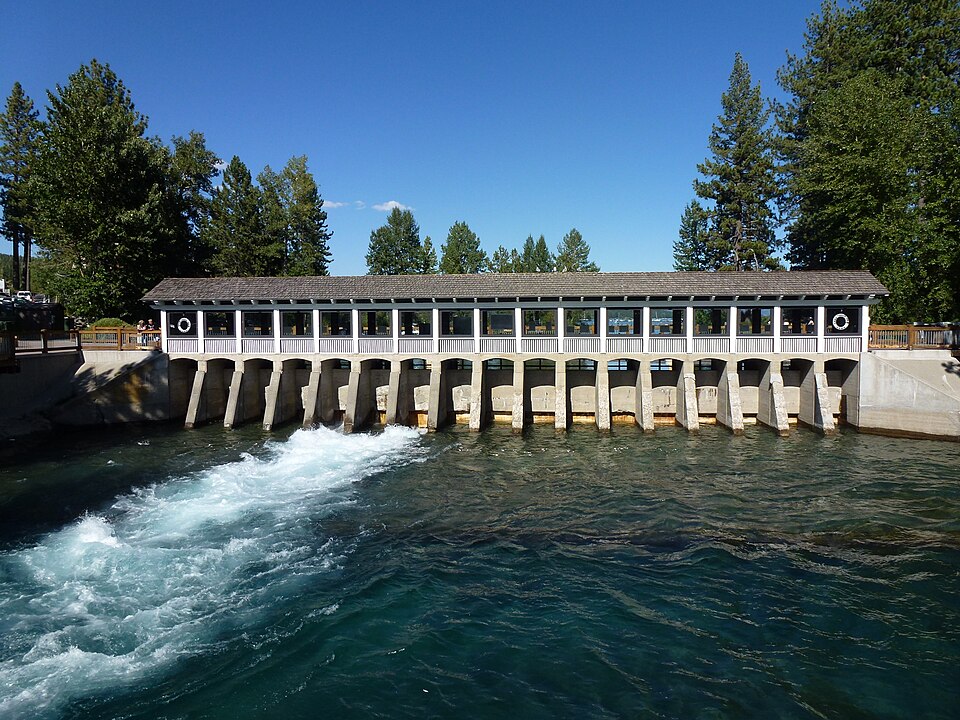 Photograph of Lake Tahoe Dam