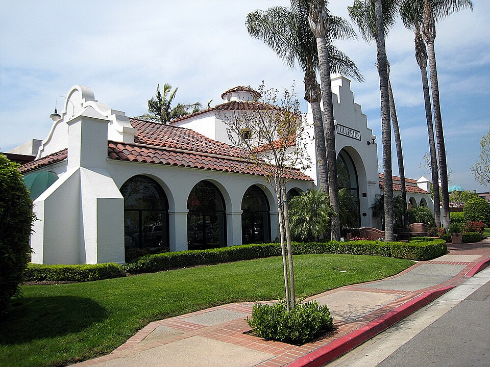 Photograph of Fullerton Depot of Union Pacific Railroad