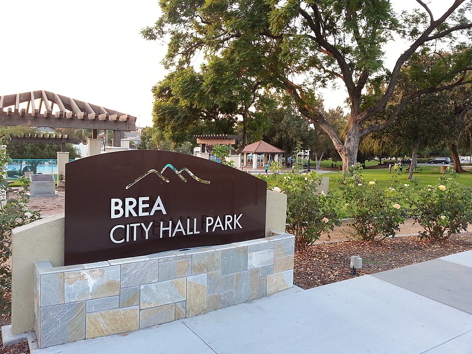 Photograph of Brea City Hall and Park
