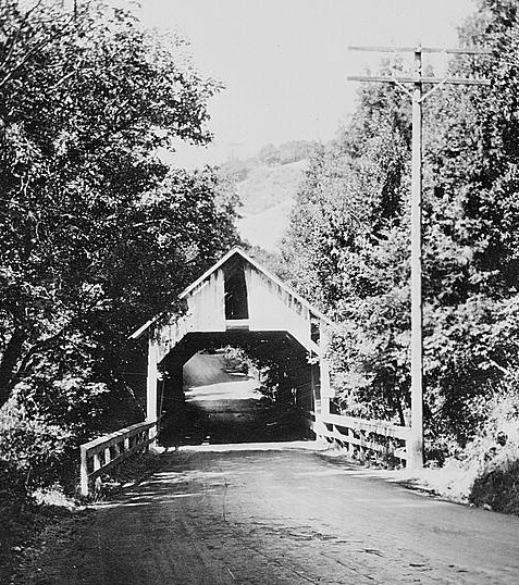 Photograph of Glen Canyon Covered Bridge