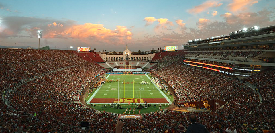 Photograph of Los Angeles Memorial Coliseum
