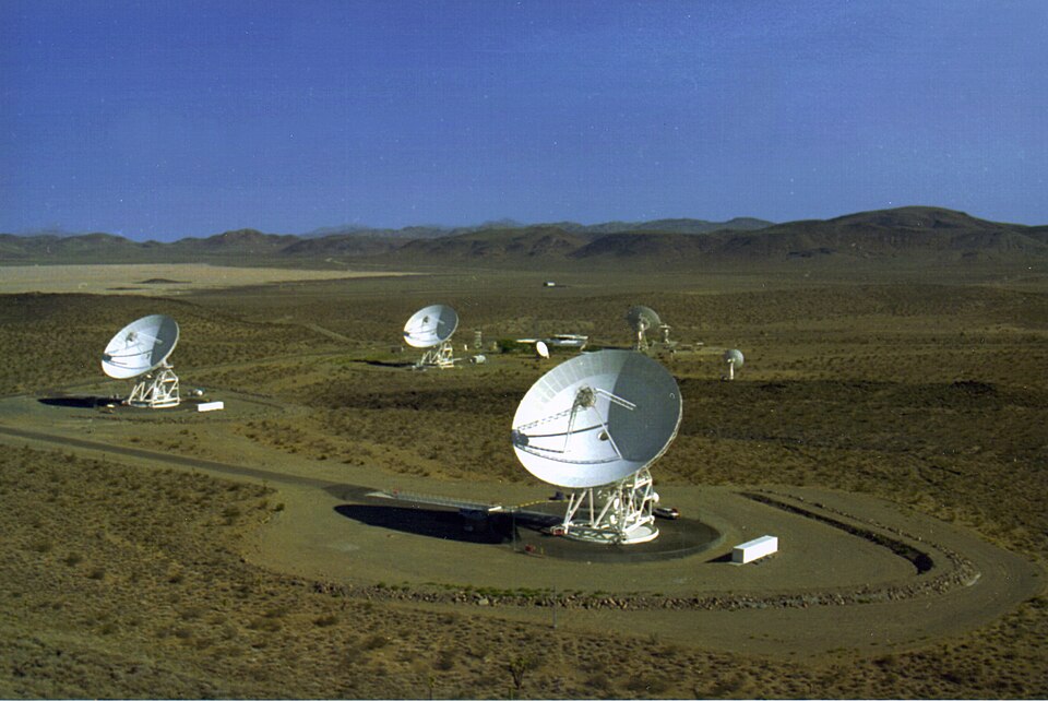 Photograph of Goldstone Deep Space Communications Complex