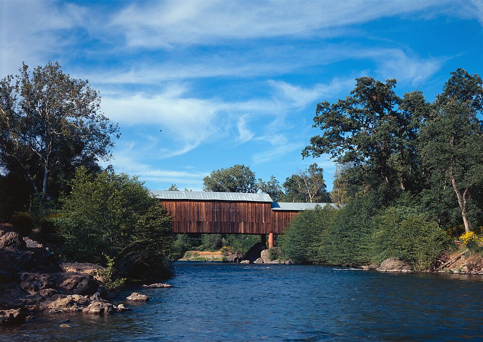 Photograph of Honey Run Covered Bridge