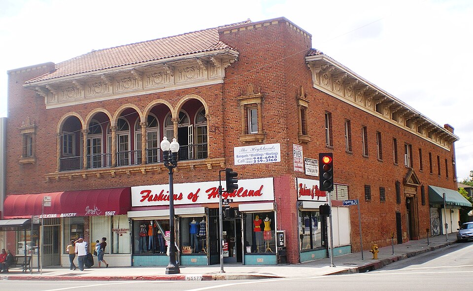 Photograph of Highland Park Masonic Temple