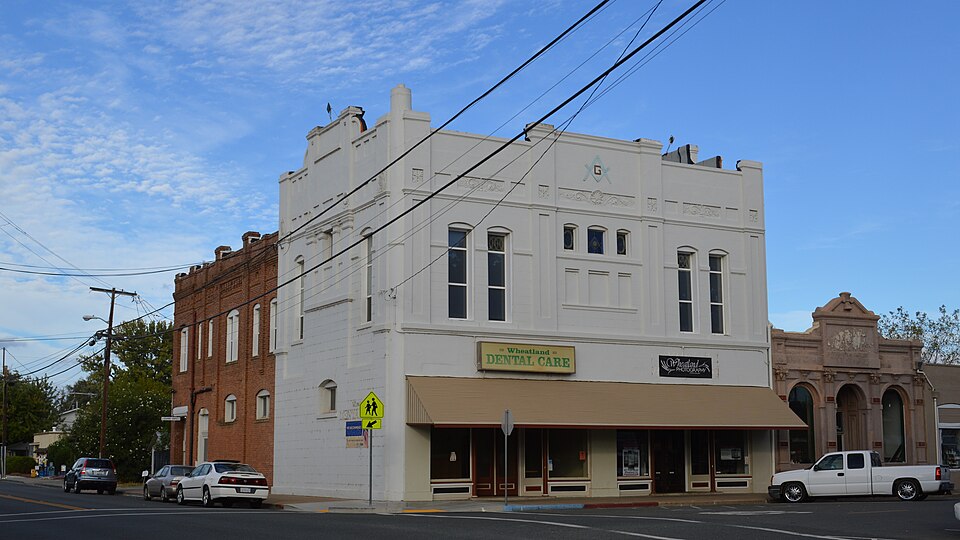 Photograph of Wheatland Masonic Temple