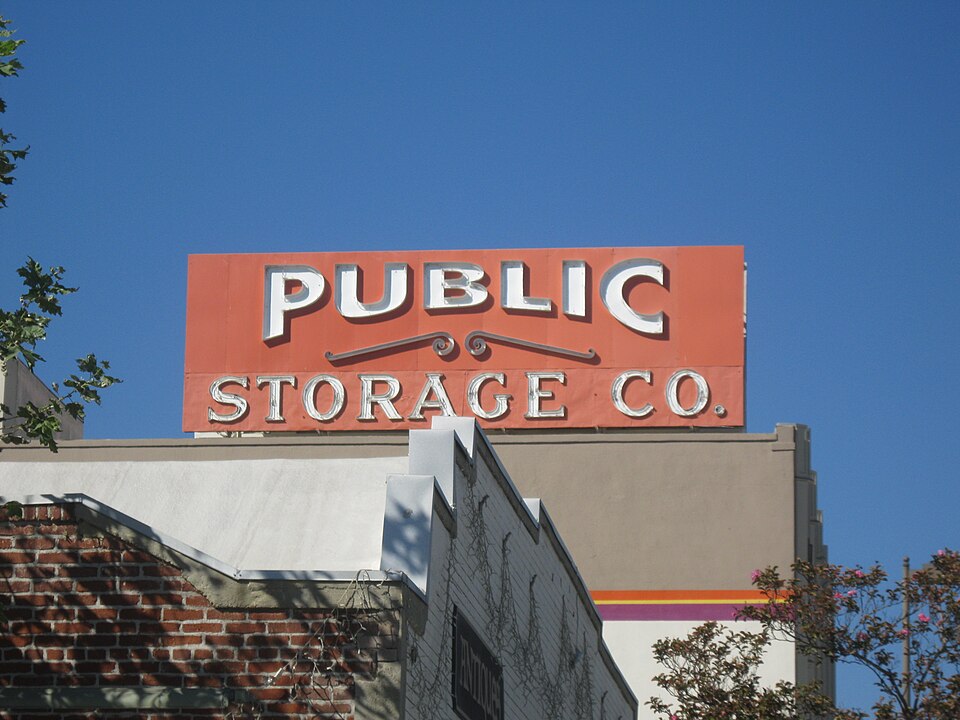 Photograph of Bekins Storage Co. Roof Sign