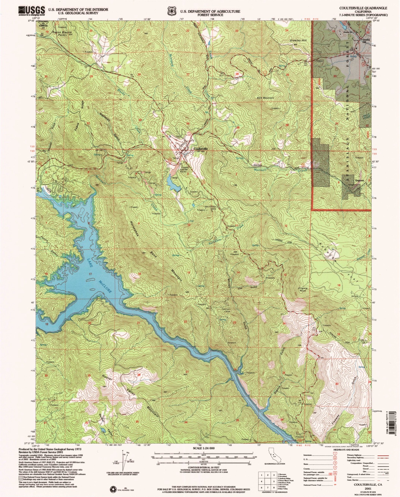 Topographic sheet of Dogtown, surveyed 2001