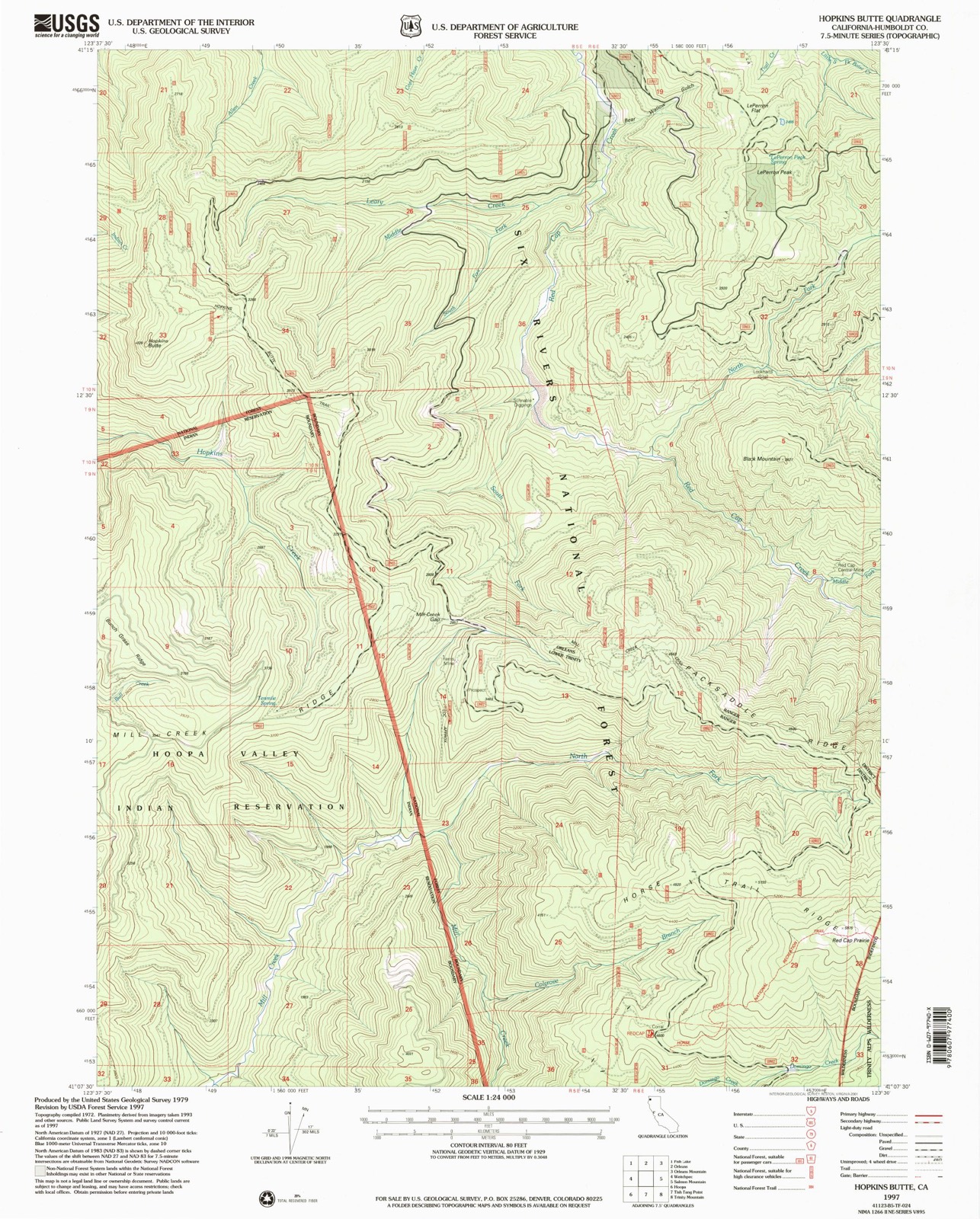 Topographic sheet of Lockharts (historical), surveyed 1997
