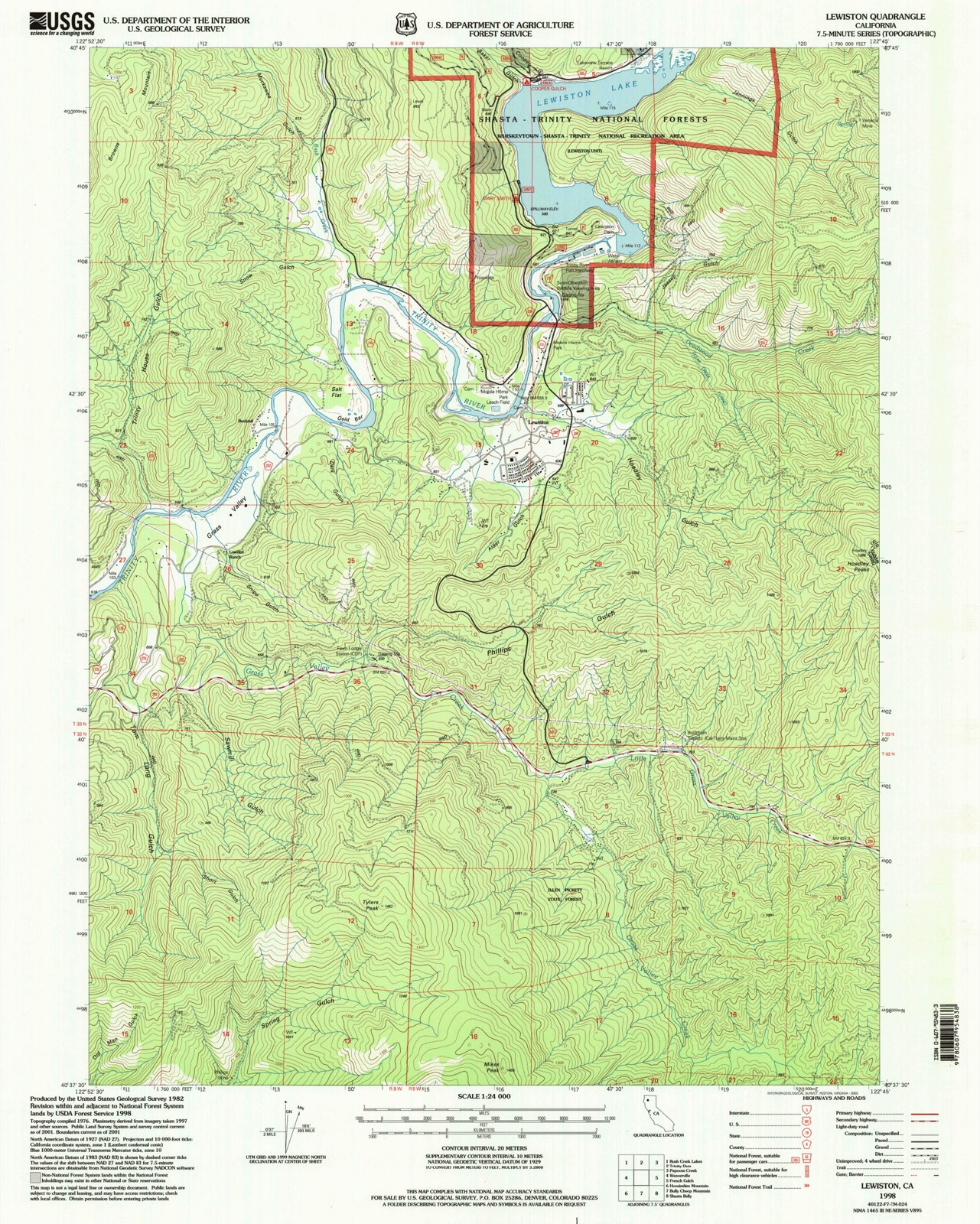Topographic sheet of Bucktail, surveyed 1998