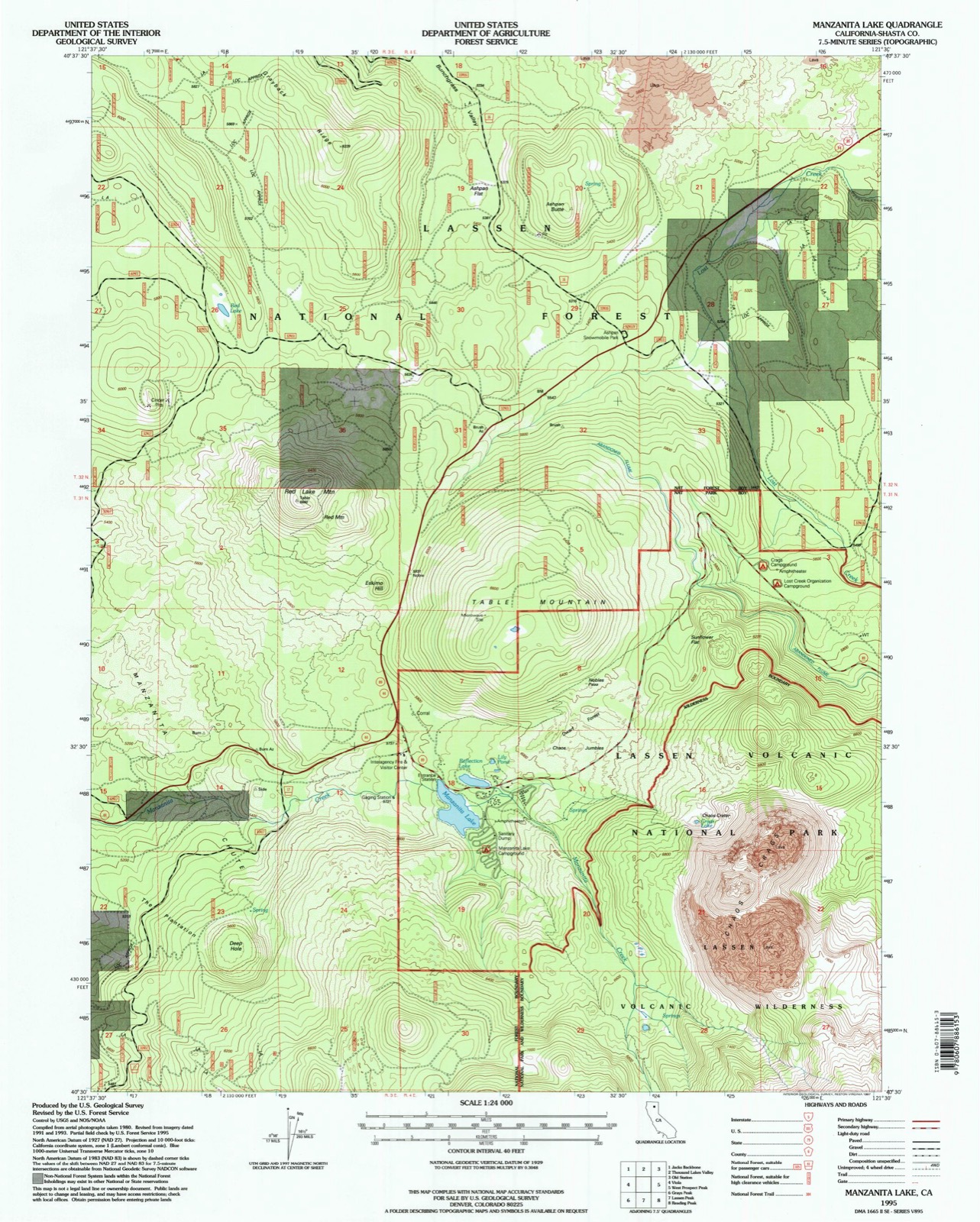 Topographic sheet of Summertown, surveyed 1995