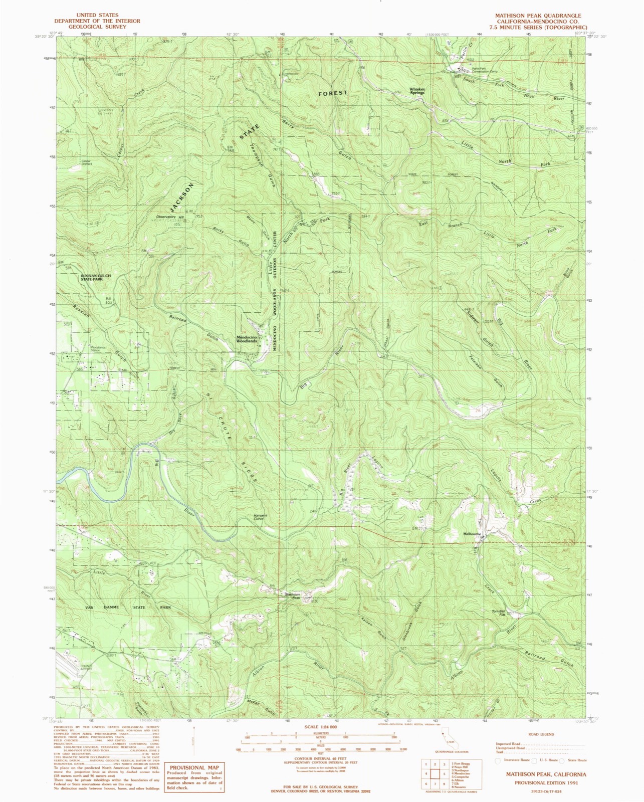 Topographic sheet of Melbourne, surveyed 1991