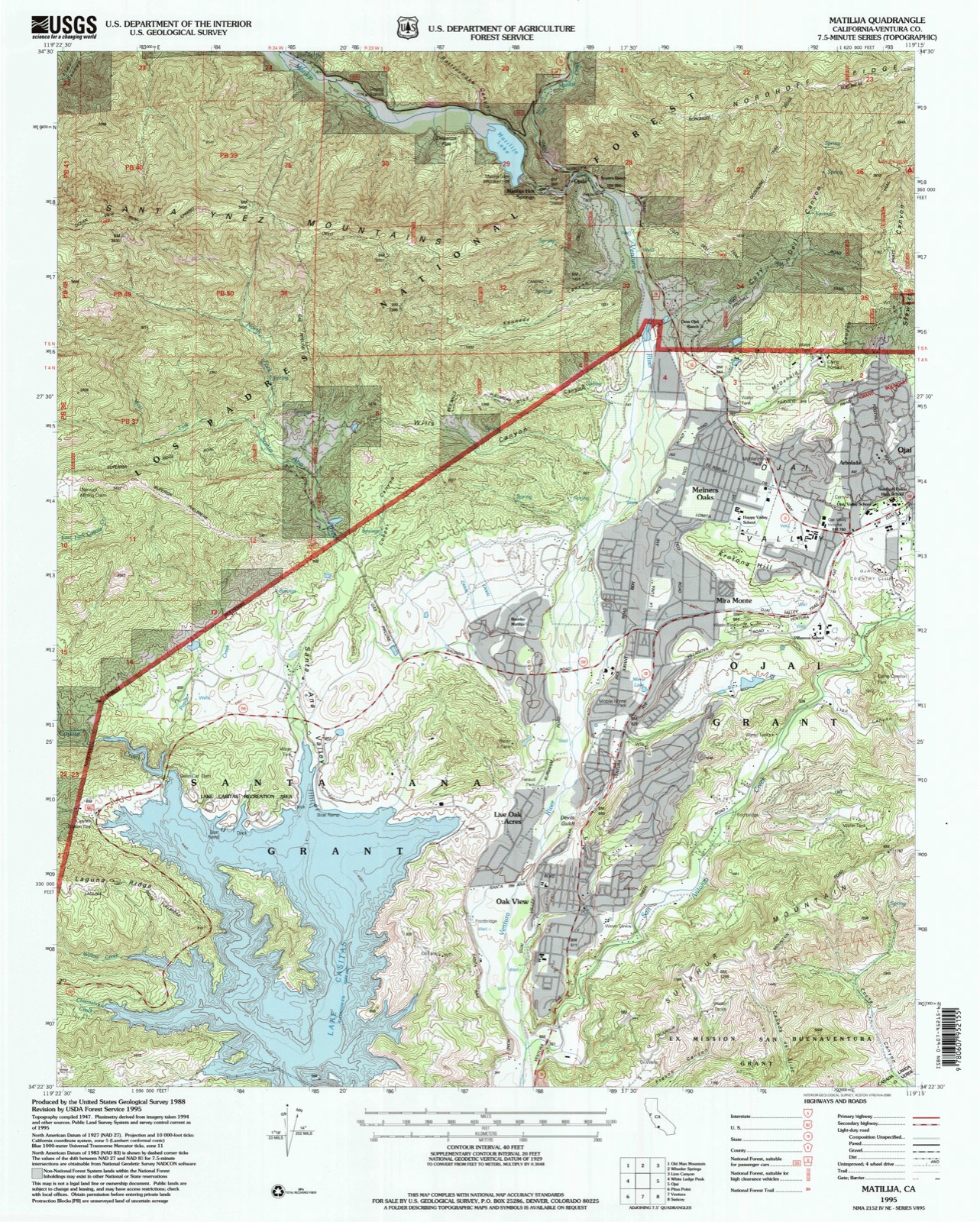 Topographic sheet of Arbolada, surveyed 1995