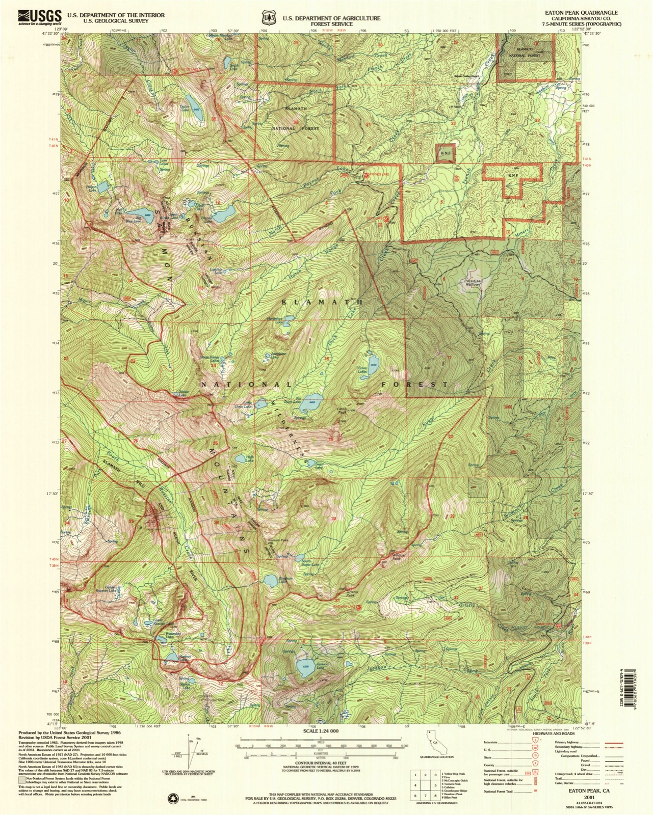 Topographic sheet of Foster, surveyed 2001