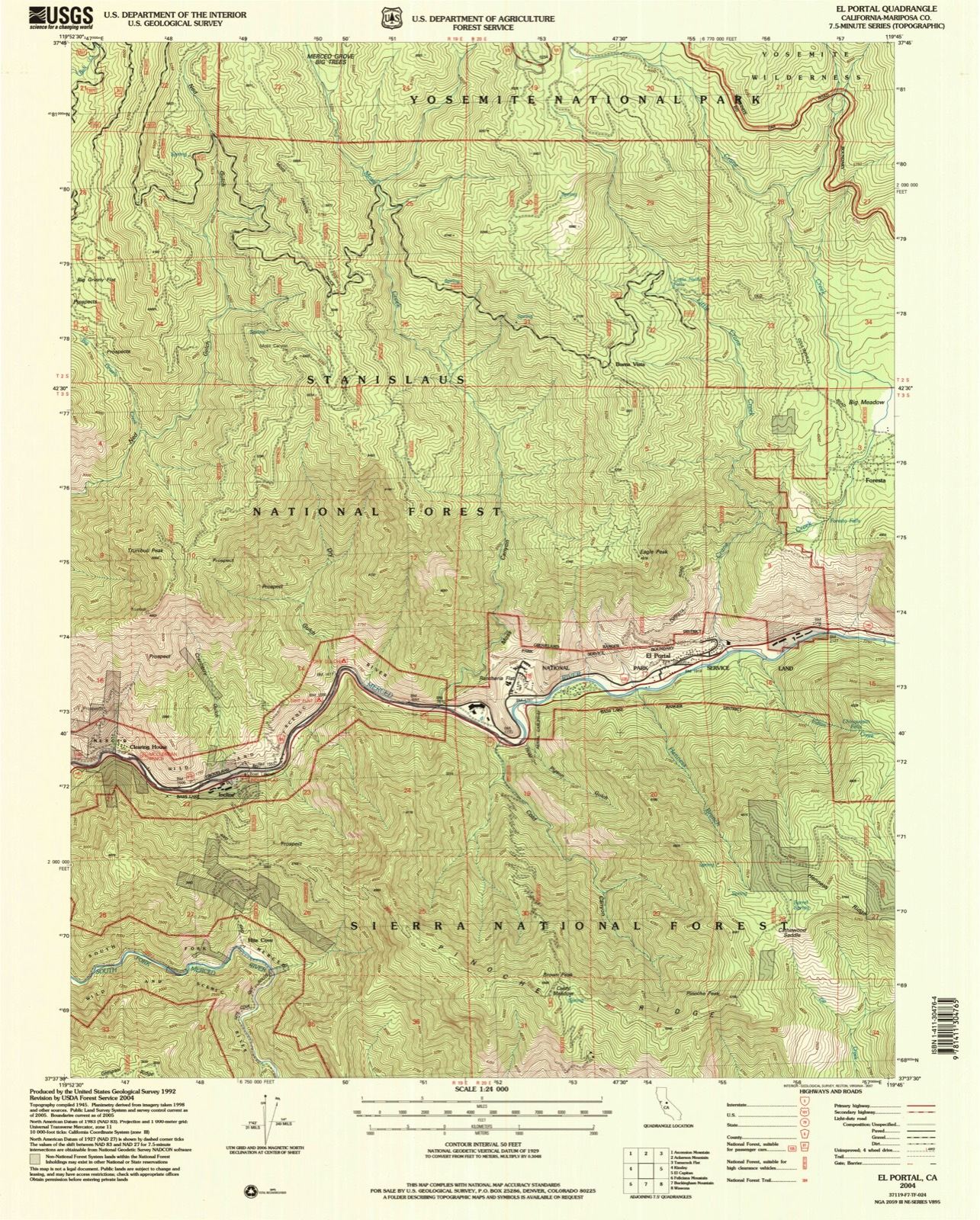 Topographic sheet of Clearing House, surveyed 2004