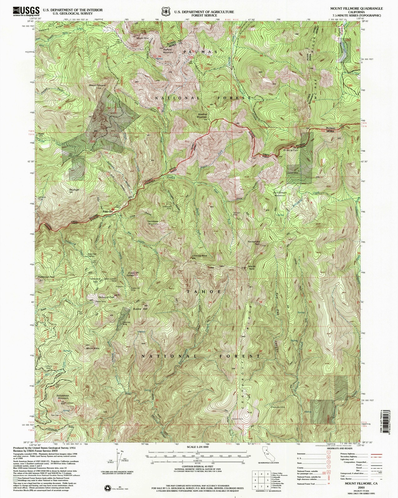 Topographic sheet of Poker Flat, surveyed 2000